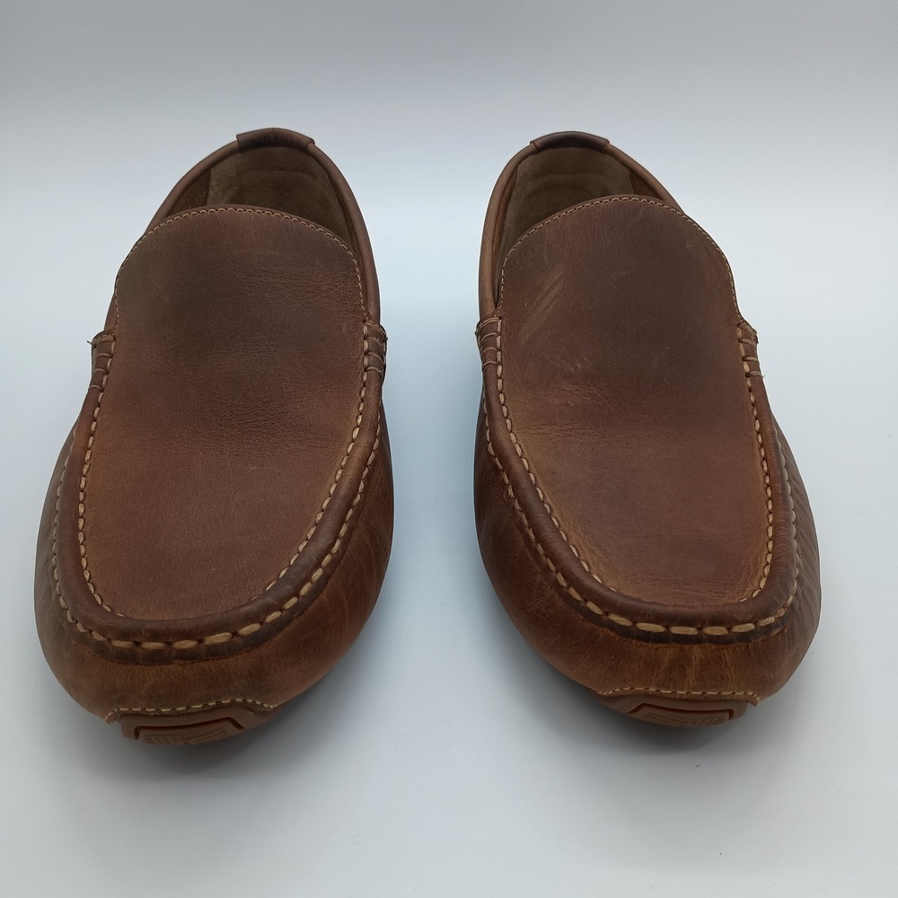 Cole Haan Gunnison Brown Leather Driver Loafers Mens 10M C11401 - Picture 2 of 11